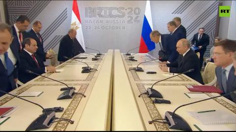 Putin holds talks with Egyptian President