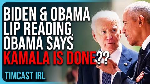 Biden & Obama Lip Reading, Obama Says Kamala Is Done??