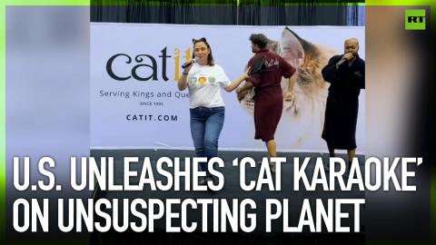 US unleashes ‘cat karaoke’ on unsuspecting planet