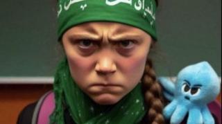 It's over for Israel. Global left summons its puppet Greta Thunberg (October, 2024)