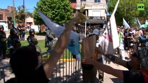 Mass protest over Milei's pension and education cuts