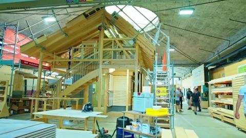 After visiting this carpentry school in Switzerland we have a lot of catch _@greensidedesignbuild3469_