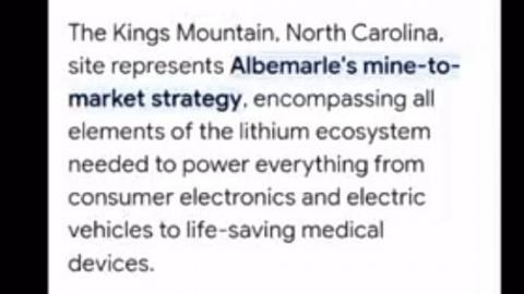 Kamala Harris's JEW husband is the largest stockholder of Vangard - The Lithium Mine is in Carolina.... Flooding - Depopulation?