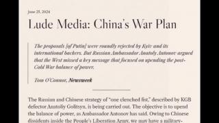 Lude Media: China’s War Plan (Jeffrey Nyquist)