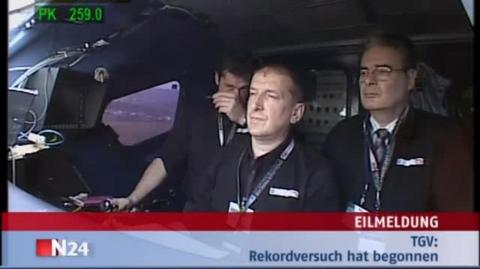 The World Fastest Trains - 574,8 km/h - TGV Speed Record in 2007