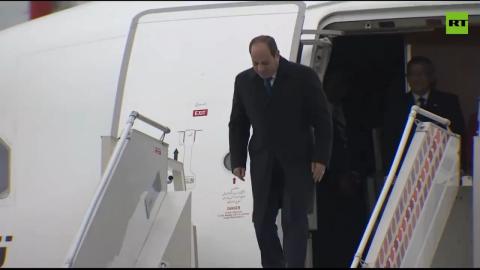 Egyptian President El-Sisi arrives in Russia for BRICS summit