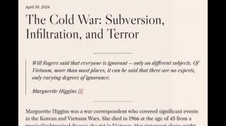 The Cold War: Subversion, Infiltration, and Terror (Jeffrey Nyquist)
