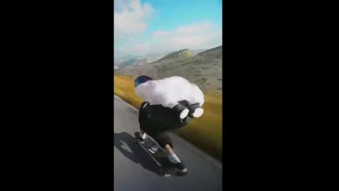 This guy is moving at, "fuck up and it's fatal" speeds...
