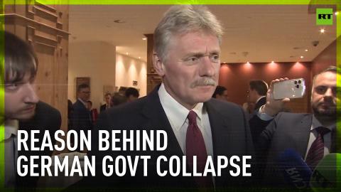 German govt collapse is a result of Berlin's political decisions – Kremlin spokesman