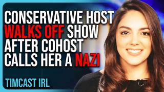Conservative Host WALKS OFF Show After CoHost Calls Her A NAZI