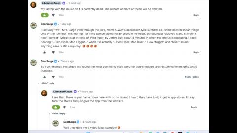 Dear Sarge #100: Hey Rumble, “F” Is For “Faggot”!