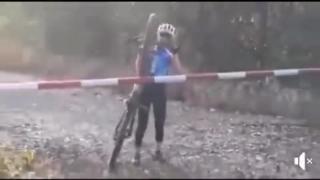 What more proof do you nee that women and cyclists are fucking STUPID - this is hilarious!