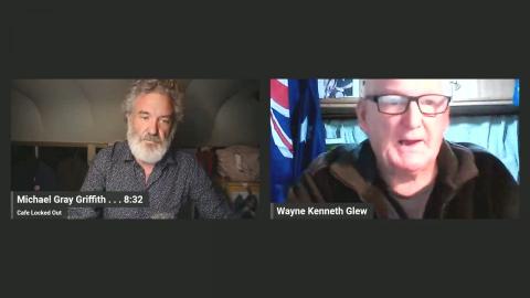 Wayne Glew On Cafe Locked Out