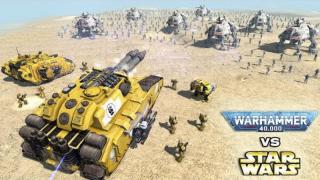 WARHAMMER 40K vs STAR WARS: Space Marines vs Clone Troopers - Men of War: Assault Squad 2
