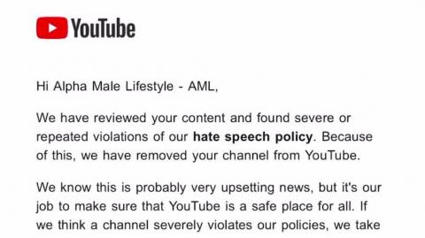 JewTube Finally Deleted My Channel