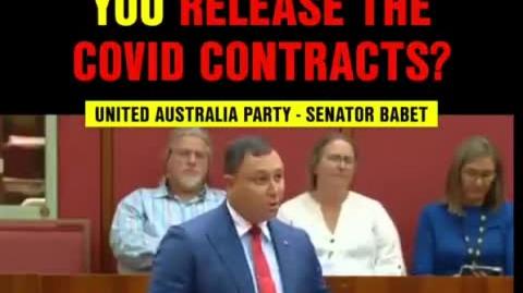 Why the secret Vax contracts? The people Vs scumbag feminist Katy Gallagher.