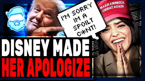 Disney FORCES Woke Snow White Star To APOLOGIZE After Wishing SUFFERING On All Trump Supporters!