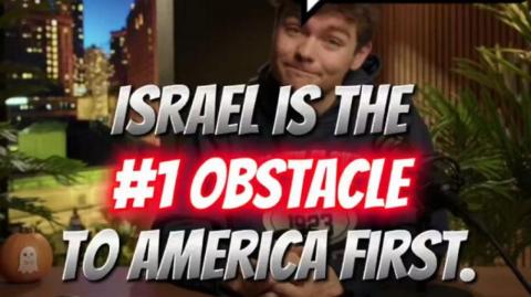 Nick Fuentes: Israel is the number one obstacle to America First.