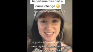 Be Aware - Aspartame has had a name change
