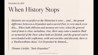 When History Stops (Jeffrey Nyquist)