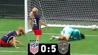 ex USA Women vs Teenage Boys (Say Word FC) 0-5 - All Goals & Highlights 2023