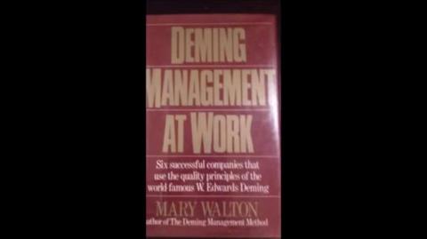 W Edwards Deming 14 Points of Management at Work - book