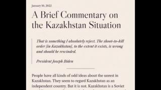 A Brief Commentary on the Kazakhstan Situation (Jeffrey Nyquist)