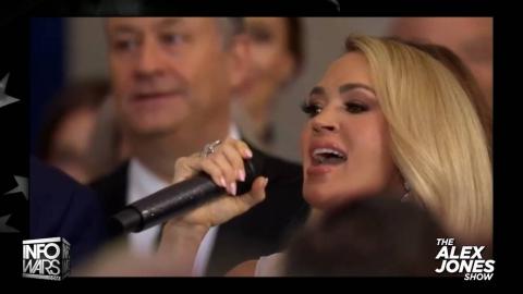 THE SHOW MUST GO ON: Carrie Underwood Sings