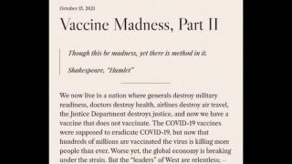 Vaccine Madness, Part II (Jeffrey Nyquist)