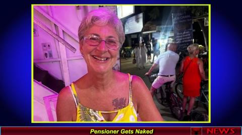 Pensioner Gets Naked