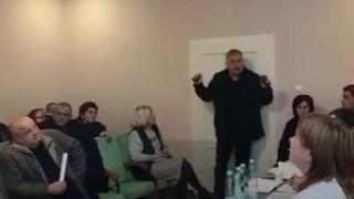 SLAVICEL BRINGS GRENADES TO A BOARD MEETING