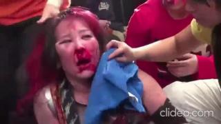 Wrestling  Japones saiu fora do Controle