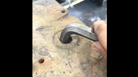 Make Your Own Allen Key - Notice the BEND in the factory Vs shop made key.