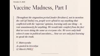 Vaccine Madness, Part I (Jeffrey Nyquist)