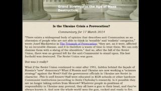 Is the Ukraine Crisis a Provocation? (17 March 2014) (J.R. Nyquist)
