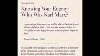 Knowing Your Enemy: Who Was Karl Marx? (Jeffrey Nyquist)