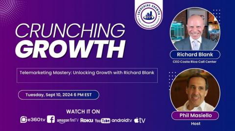 Crunching Growth podcast by Philip Masiello  Telemarketing Unlocking Growth with Richard Blank