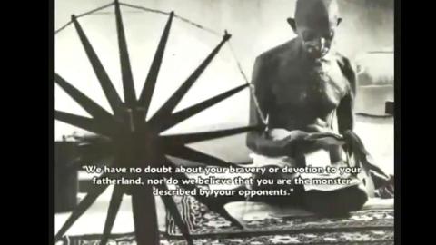 GHANDI ON ADOLF HITLER