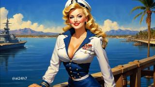 Pin-Up ⚓Navy Girls, AI