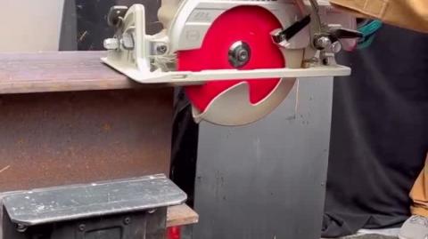 A Steel Cutting Circular Saw