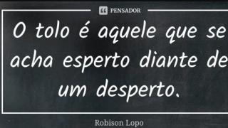 A Burrice de Quem se Acha Desperto!
