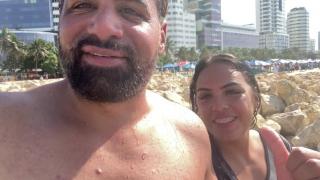 Swimming In Boca Grande Cartagena With My Girl