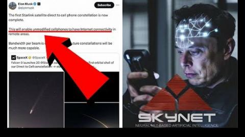 NO E"X"CAPE! STARLINK Can Now "ENABLE UNMODIFIED CELLPHONES" as We Move Closer to SKYNET!