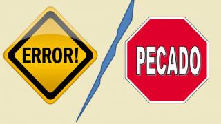 Você sabe a diferença entre pecado e erro?