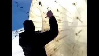 a Darwin award - Zorb ball