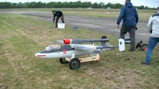 Pulse Jet Heinkel HE-162 Pulso 1:3.5 Scale