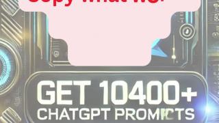 GET 10400+ chatGPT PROMPTS FOR FREE
