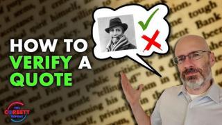 Corbett Report: How to Verify a Quote and Validate if it is True or False – #SolutionsWatch
