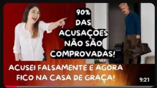 MAIS DE 90% DAS ACUSAÇÕES NA LMP NÃO SÃO COMPROVADAS! MESMO ASSIM, A ACUSADORA NÃO PAGA ALUGUEL!