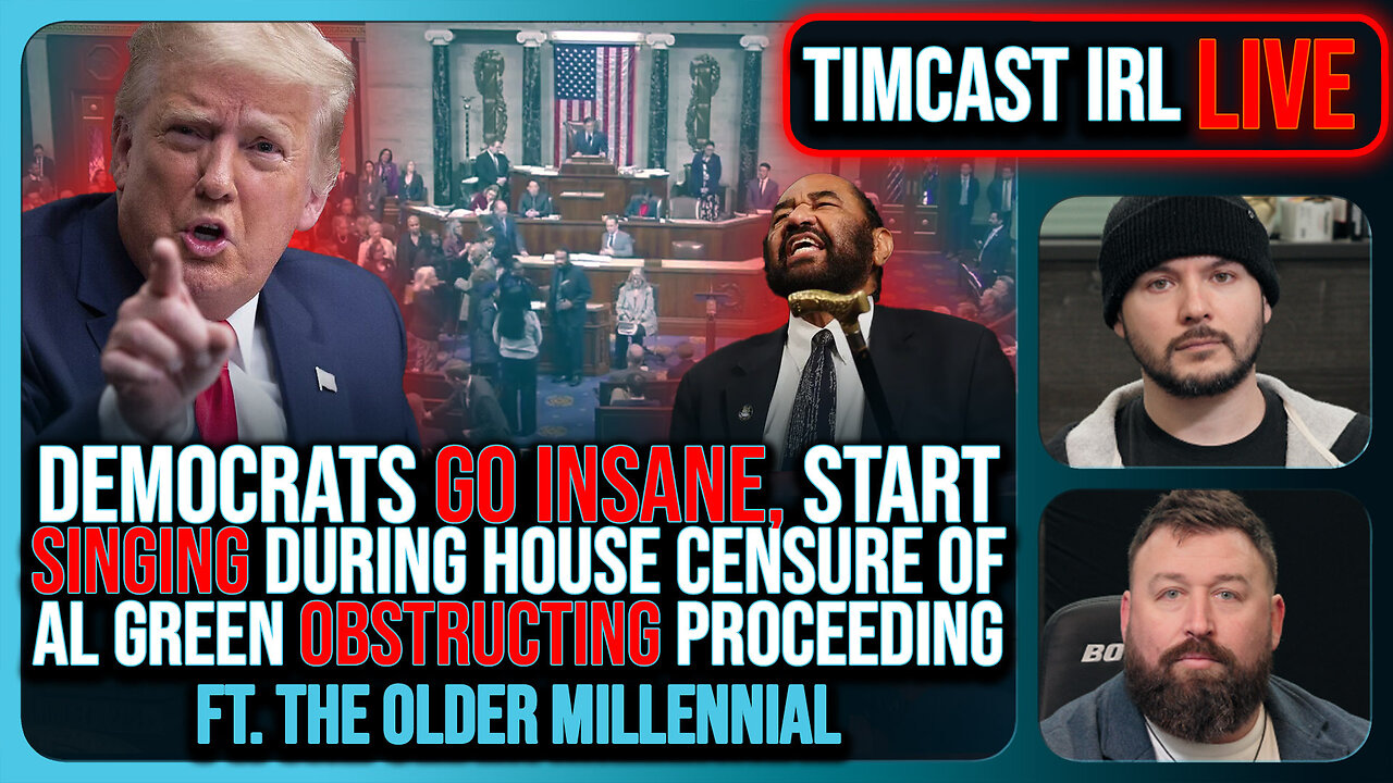 Democrats SHUT DOWN Congress Blocking Censure Of Al Green, OBSTRUCT ...